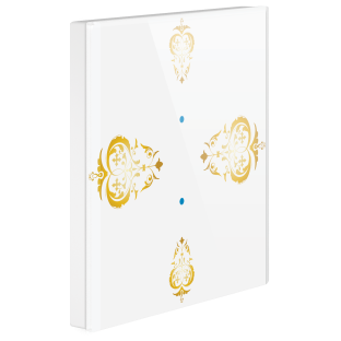 3  Orta Desenli Beyaz Renk