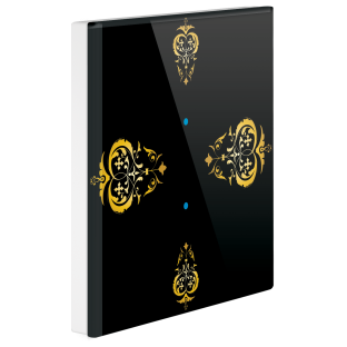 6  Orta Desenli Siyah Renk