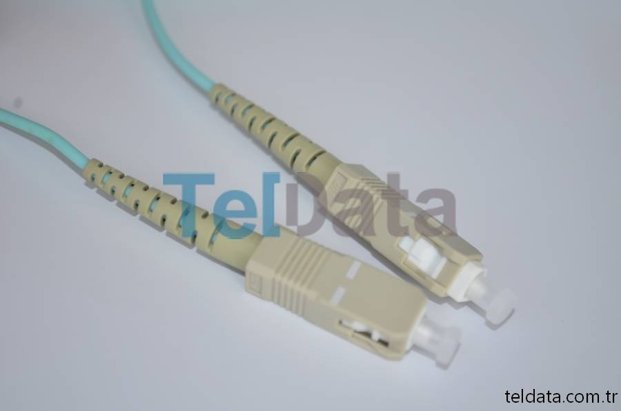 SC SC Fiber Patch Cord, MultiMode, Simplex, OM3 02
