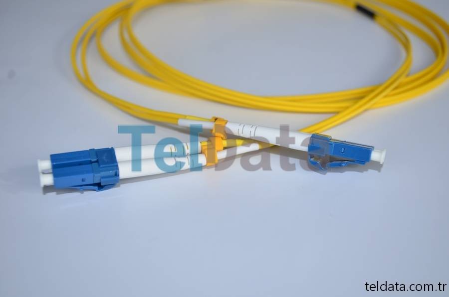 LC LC Fiber Patch Cord, Single Mode, Duplex, UPC 01