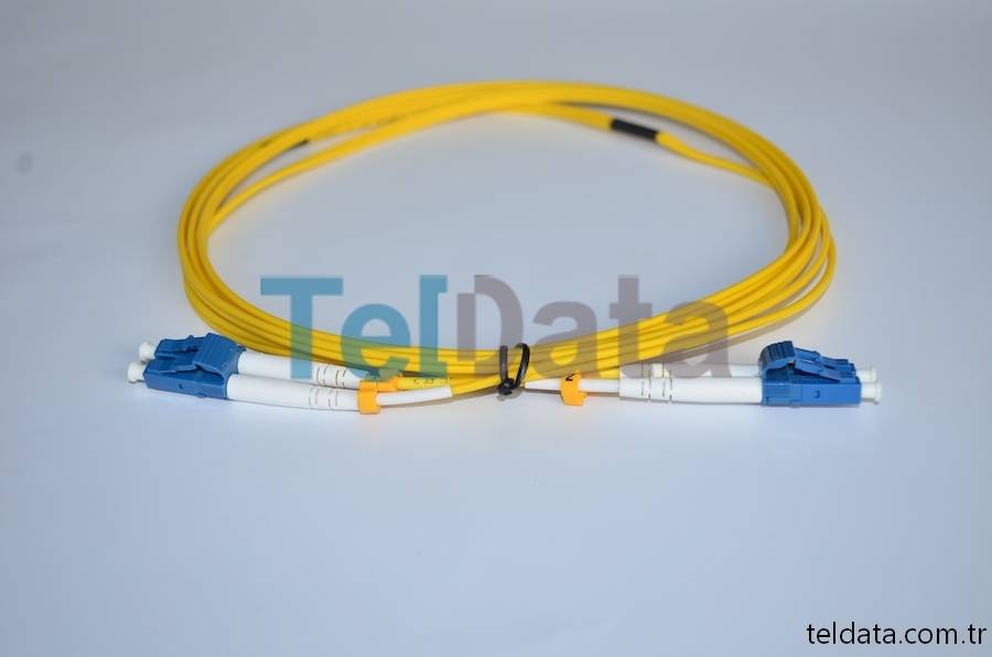 LC LC Fiber Patch Cord, Single Mode, Duplex, UPC 08