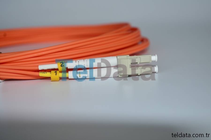 LC LC Fiber Patch Cord, MultiMode, Duplex, OM2 05