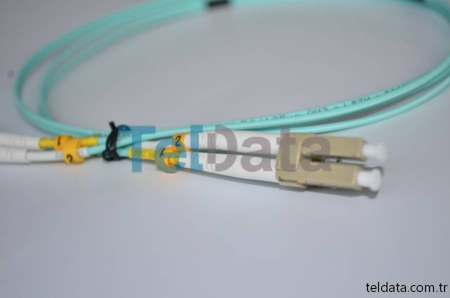 LC LC Fiber Patch Cord, MultiMode, Duplex, OM3 05