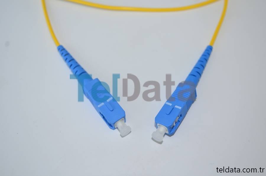 SC SC Fiber Patch Cord, Single Mode, Simplex, UPC 01