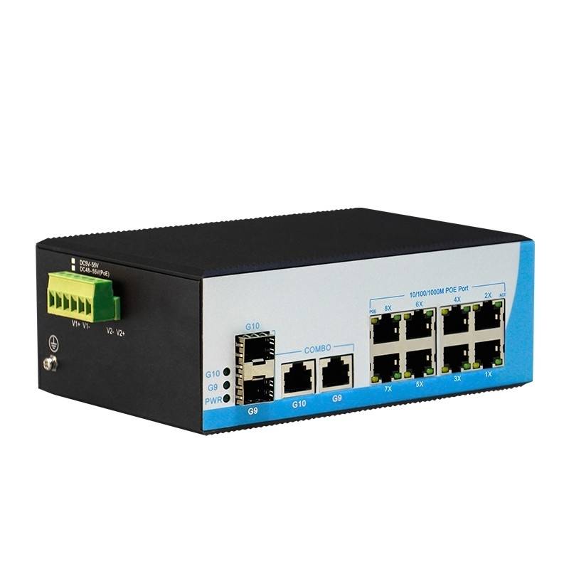 10 port gigabit industrial poe switch 1946